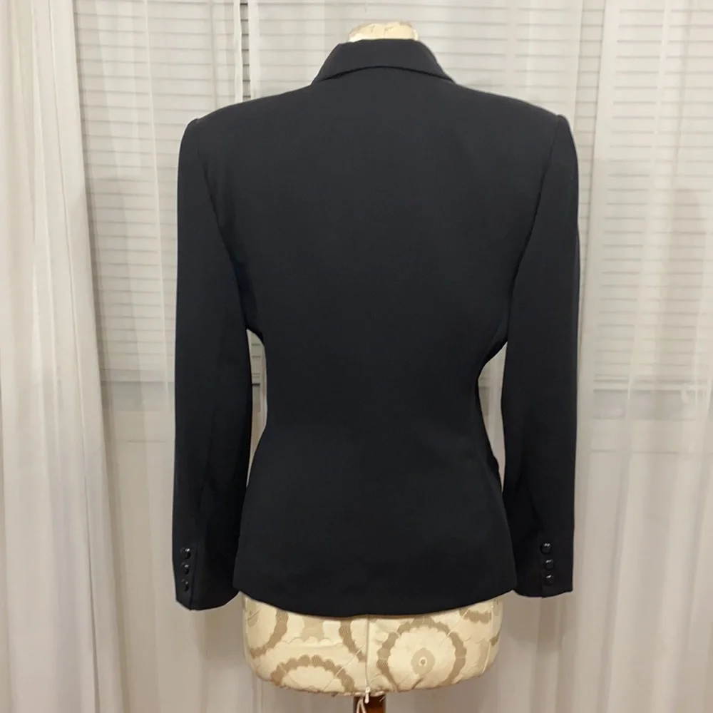 Michele Petite black blazer size 6 - Picture 4 of 10